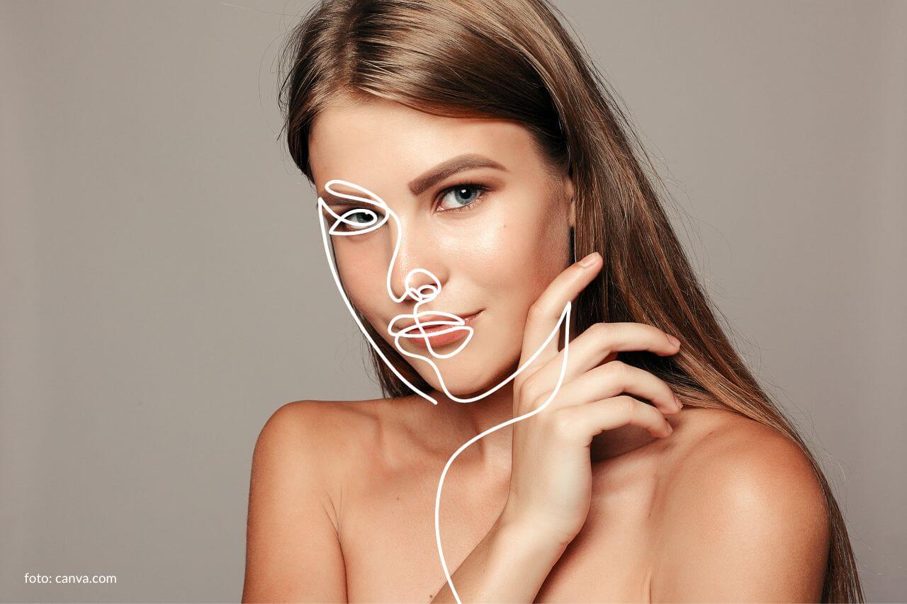 portrait of a woman - canv